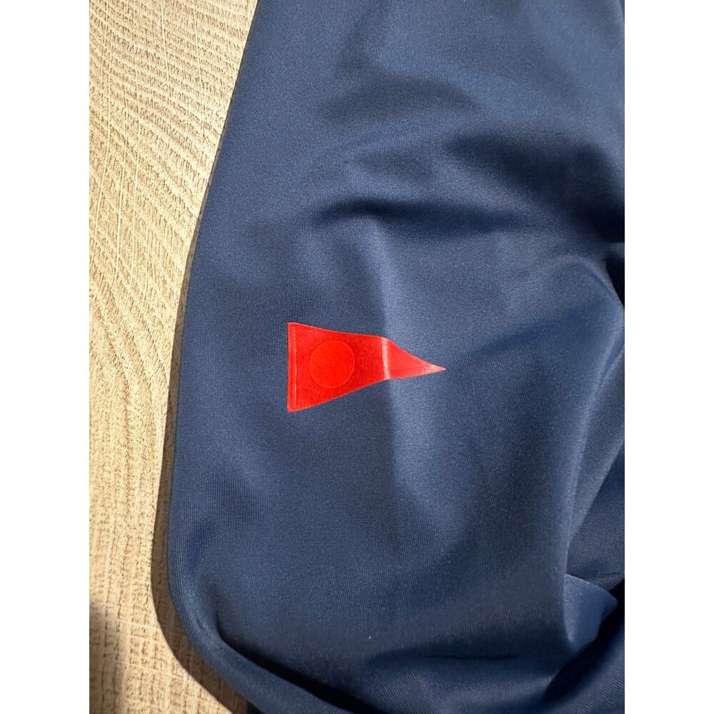 Florence Marine Long Sleeve Hooded Rashguard Navy L NEW - Picture 7 of 9